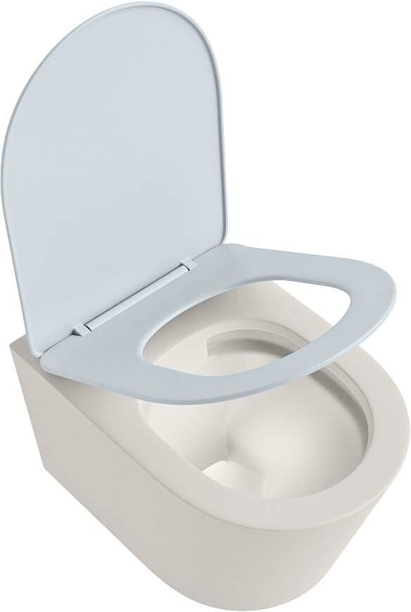 Mondiaz Wandcloset Lavie | Zonder spoelrand | Incl.Toiletzitting-Clay | Keramiek | Linen (beige) - Foto 3