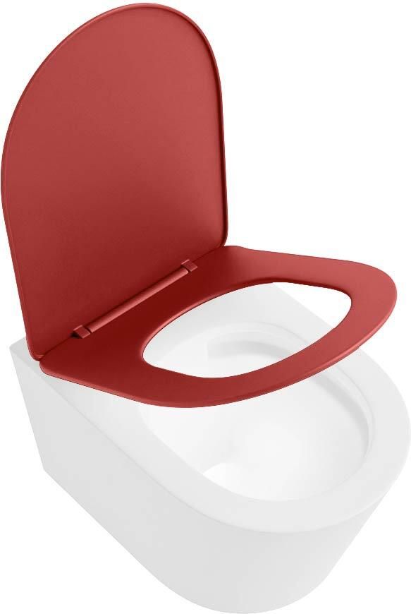 Mondiaz Wandcloset Lavie | Zonder spoelrand | Incl.Toiletzitting-Fire | Keramiek | Talc (wit mat) - Foto 2