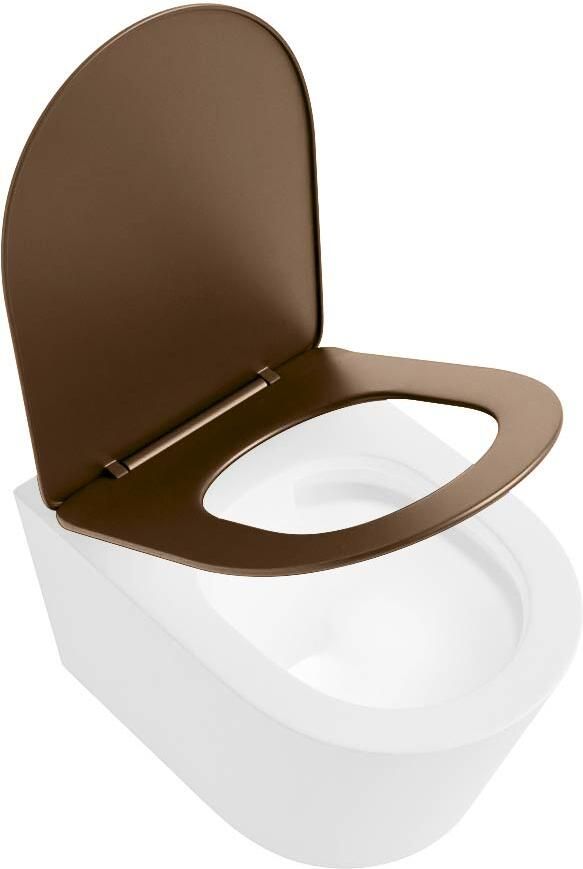 Mondiaz Wandcloset Lavie | Zonder spoelrand | Incl.Toiletzitting-Rust | Keramiek | Talc (wit mat) - Foto 3