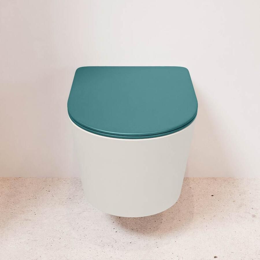 Mondiaz Wandcloset Lavie | Zonder spoelrand | Incl.Toiletzitting-Smag | Keramiek | Linen (beige) - Foto 3