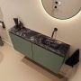 Mondiaz Toiletmeubel Ture Dlux | 100 cm | Meubelkleur Army | Eden wastafel Lava Rechts | Zonder kraangat - Thumbnail 1