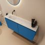 Mondiaz Toiletmeubel Ture Dlux | 100 cm | Meubelkleur Jeans | Eden wastafel Opalo Links | Zonder kraangat - Thumbnail 1