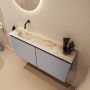 Mondiaz Toiletmeubel Ture Dlux | 100 cm | Meubelkleur Plata | Eden wastafel Frappe Links | Zonder kraangat - Thumbnail 1