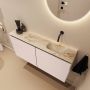 Mondiaz Toiletmeubel Ture Dlux | 100 cm | Meubelkleur Rosee | Eden wastafel Frappe Rechts | Zonder kraangat - Thumbnail 1