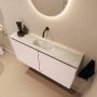 Mondiaz Toiletmeubel Ture Dlux | 100 cm | Meubelkleur Rosee | Eden wastafel Ostra Midden | Zonder kraangat - Thumbnail 1