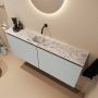 Mondiaz Toiletmeubel Ture Dlux | 120 cm | Meubelkleur Greey | Eden wastafel Glace Midden | Zonder kraangat - Thumbnail 1