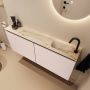 Mondiaz Toiletmeubel Ture Dlux | 120 cm | Meubelkleur Rosee | Eden wastafel Frappe Rechts | 1 kraangat - Thumbnail 1