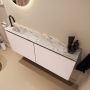 Mondiaz Toiletmeubel Ture Dlux | 120 cm | Meubelkleur Rosee | Eden wastafel Glace Links | 1 kraangat - Thumbnail 1