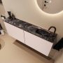 Mondiaz Toiletmeubel Ture Dlux | 120 cm | Meubelkleur Rosee | Eden wastafel Lava Rechts | 1 kraangat - Thumbnail 1
