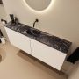 Mondiaz Toiletmeubel Ture Dlux | 120 cm | Meubelkleur Talc | Eden wastafel Lava Midden | Zonder kraangat - Thumbnail 1