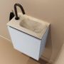 Mondiaz Toiletmeubel Ture Dlux | 40 cm | Meubelkleur Clay | Eden wastafel Ostra Rechts | 1 kraangat - Thumbnail 1