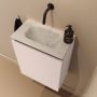Mondiaz Toiletmeubel Ture Dlux | 40 cm | Meubelkleur Rosee | Eden wastafel Opalo Midden | Zonder kraangat - Thumbnail 1