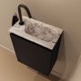 Mondiaz Toiletmeubel Ture Dlux | 40 cm | Meubelkleur Urban | Eden wastafel Glace Rechts | 1 kraangat - Thumbnail 1