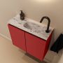 Mondiaz Toiletmeubel Ture Dlux | 60 cm | Meubelkleur Fire | Eden wastafel Glace Rechts | 1 kraangat - Thumbnail 1