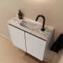 Mondiaz Toiletmeubel Ture Dlux | 60 cm | Meubelkleur Linen | Eden wastafel Glace Midden | 1 kraangat - Thumbnail 1