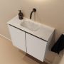 Mondiaz Toiletmeubel Ture Dlux | 60 cm | Meubelkleur Linen | Eden wastafel Opalo Midden | Zonder kraangat - Thumbnail 1