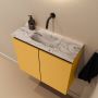 Mondiaz Toiletmeubel Ture Dlux | 60 cm | Meubelkleur Ocher | Eden wastafel Glace Midden | Zonder kraangat - Thumbnail 1
