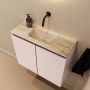 Mondiaz Toiletmeubel Ture Dlux | 60 cm | Meubelkleur Rosee | Eden wastafel Frappe Midden | Zonder kraangat - Thumbnail 1