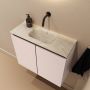 Mondiaz Toiletmeubel Ture Dlux | 60 cm | Meubelkleur Rosee | Eden wastafel Ostra Midden | Zonder kraangat - Thumbnail 1