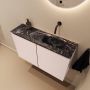 Mondiaz Toiletmeubel Ture Dlux | 80 cm | Meubelkleur Rosee | Eden wastafel Lava Rechts | Zonder kraangat - Thumbnail 1