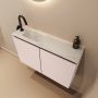 Mondiaz Toiletmeubel Ture Dlux | 80 cm | Meubelkleur Rosee | Eden wastafel Opalo Links | 1 kraangat - Thumbnail 1