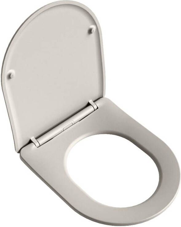 Mondiaz Toiletzitting Lavie | Sofclose met quick-release | Duroplast | Linen (beige)