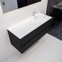 Mondiaz VICA Badkamermeubelset 120cm 4 lades wasbak Moon rechts 1 kraangat solid surface urban PC75341528 - Thumbnail 2