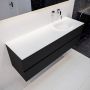 Mondiaz VICA Badkamermeubelset 150cm 4 lades wasbak Moon rechts 0 kraangaten solid surface urban PC75341537 - Thumbnail 2