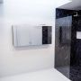Mondiaz Spiegelkast Vico Cube | 150x70 cm | 3 Deuren | Zonder verlichting | Zwart - Thumbnail 3