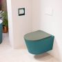 Mondiaz Wandcloset Lavie | Zonder spoelrand | Incl.Toiletzitting-Army | Keramiek | Smag (turquoise) - Thumbnail 1