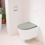 Mondiaz Wandcloset Lavie | Zonder spoelrand | Incl.Toiletzitting-Smoke | Keramiek | Talc (wit mat) - Thumbnail 1