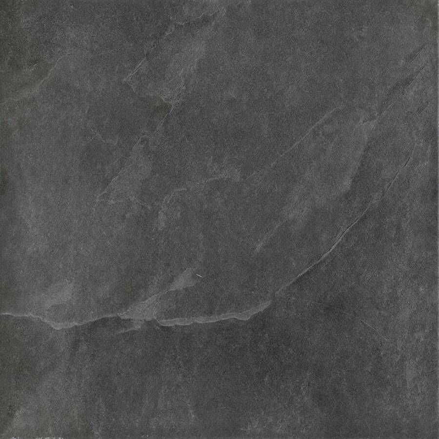 Panaria Frame Vloertegel | 120x120 cm | Gerectificeerd | Natuursteenlook | Mat Antraciet