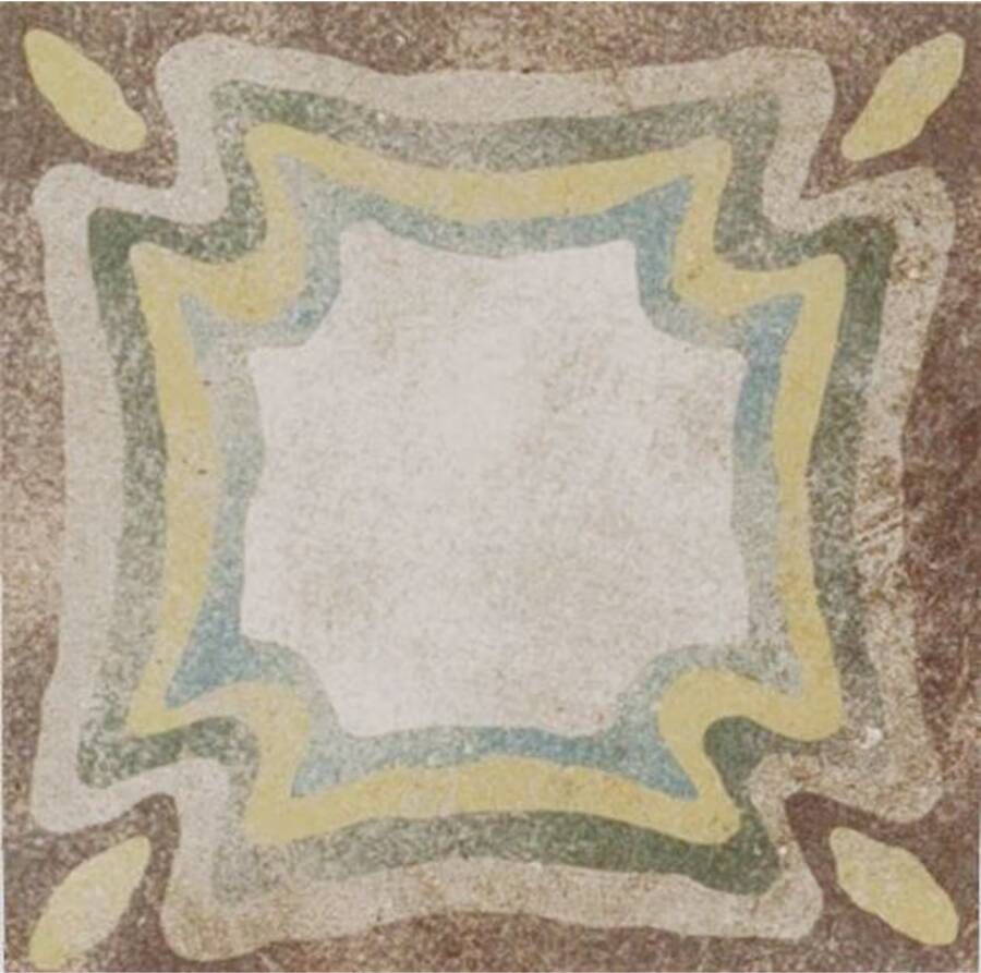 Panaria Memory Mood Vloertegel | 20x20 cm |Meerkleurig
