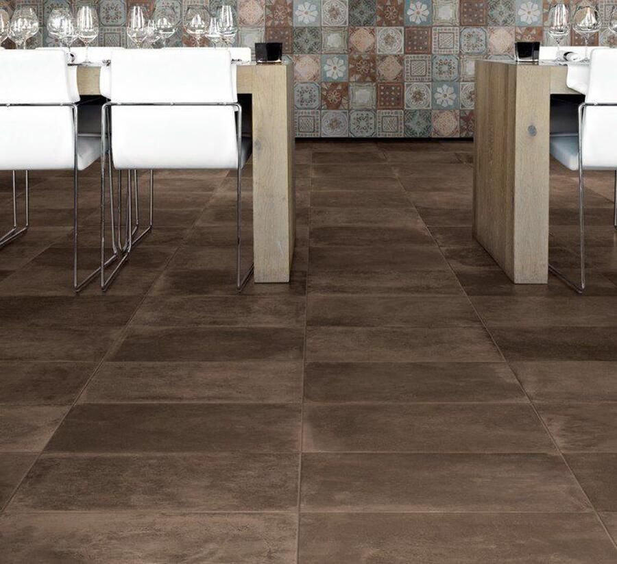 Panaria Memory Mood Vloertegel | 30x60.3 cm | Mat Bruin - Foto 1