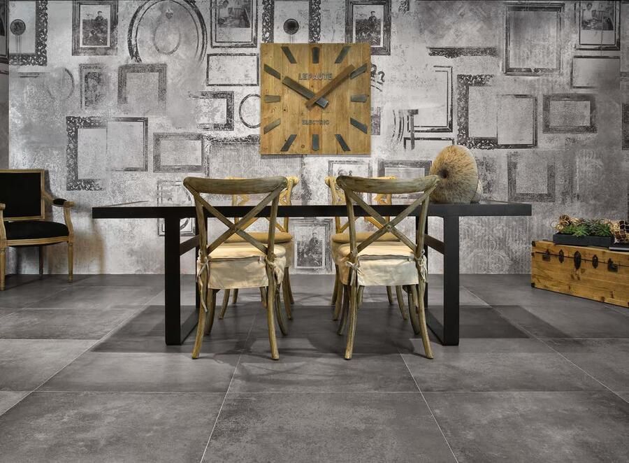 Pastorelli Shade Notte vloertegel beton look 30x60 cm antraciet mat