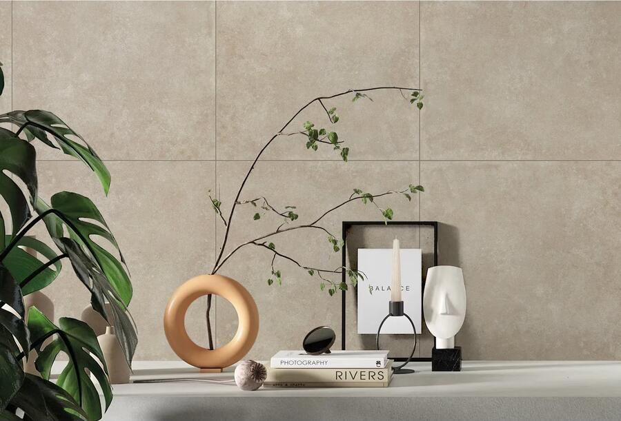 Pastorelli Yourself Vloertegel | 60x60 cm | Gerectificeerd | Betonlook | Mat Creme - Foto 3