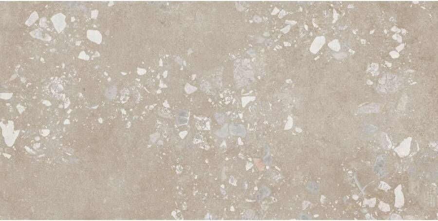 Pastorelli Yourself Vloertegel | 60x120 cm | Gerectificeerd | Terrazzo | Mat Creme