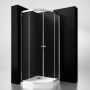 Best Design Best-Design "Project" 1 4 Ronde Douchecabine 100x100x190cm Glas 5mm Aluminium Profiel - Thumbnail 2
