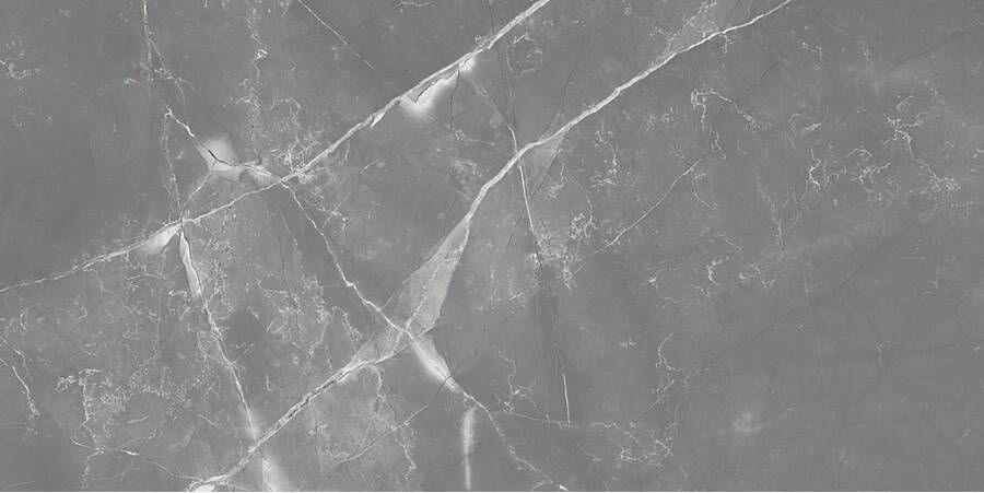 Rak Amani Marble Vloertegel | 60x120 cm | Gerectificeerd | Marmerlook | Mat Grijs
