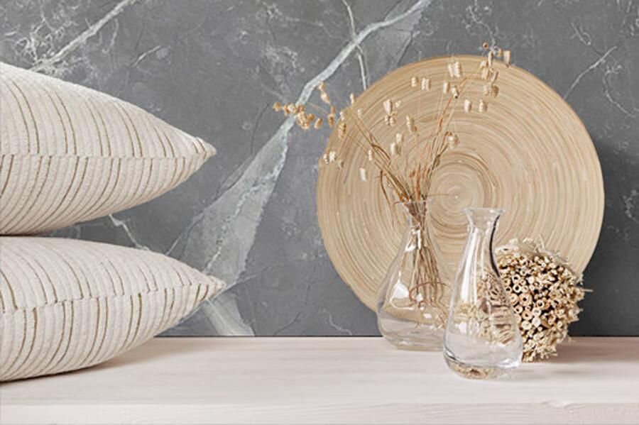 Rak Amani Marble Vloertegel | 60x120 cm | Gerectificeerd | Marmerlook | Mat Grijs - Foto 3