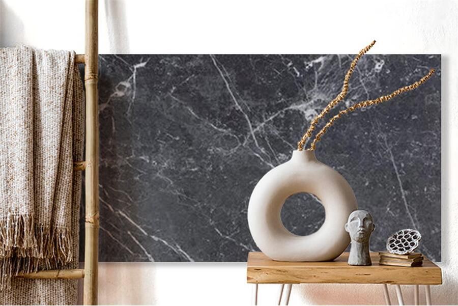 Rak Bluedelbelgio Vloertegel | 60x120 cm | Gerectificeerd | Marmerlook | Glans Grijs - Foto 2