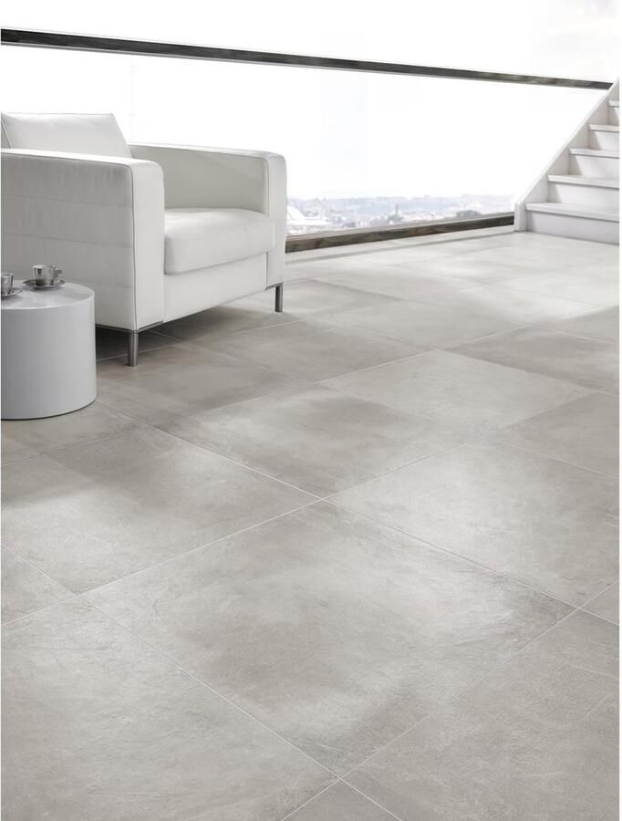 Rak Cementina Vloertegel | 60x60 cm | Gerectificeerd | Mat Grijs - Foto 2
