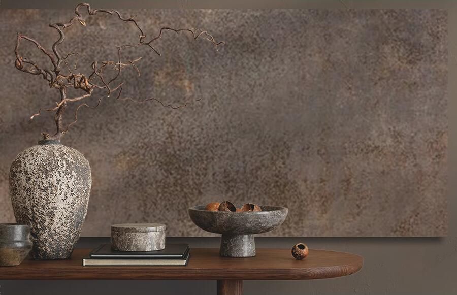 Rak Evoque Metal Vloertegel | 60x120 cm | Gerectificeerd | Metallook | Mat Bruin