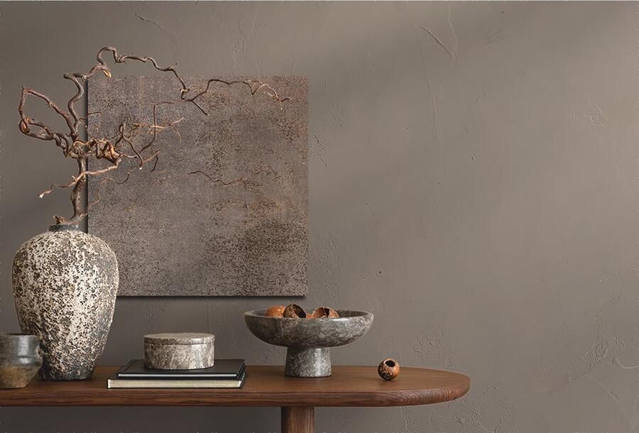 Rak Evoque Metal Vloertegel | 60x60 cm | Gerectificeerd | Metallook | Mat Bruin