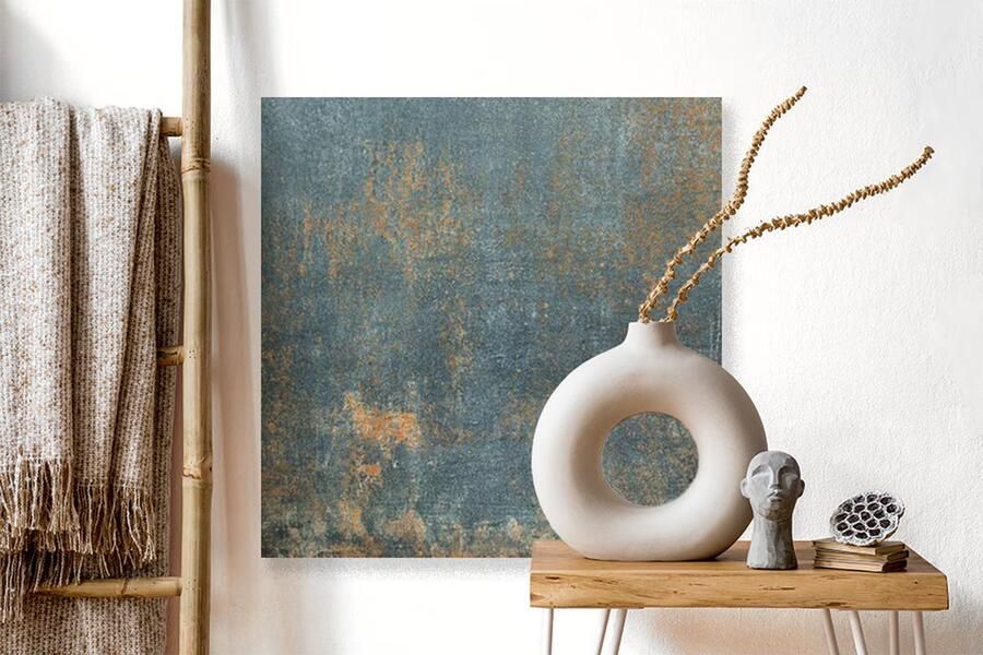 Rak Evoque Metal Vloertegel | 60x60 cm | Gerectificeerd | Metallook | Mat Groen - Foto 3