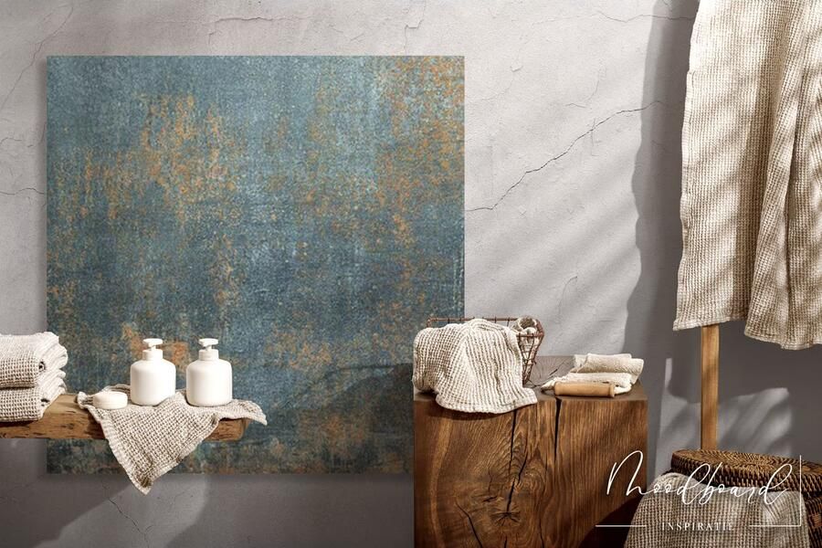 Rak Evoque Metal Vloertegel | 60x60 cm | Gerectificeerd | Metallook | Mat Groen - Foto 2