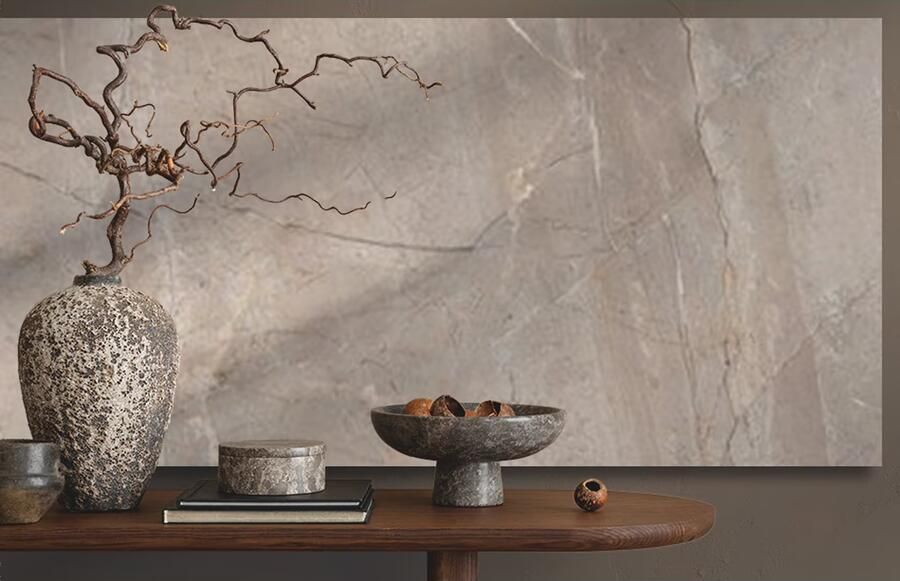 Rak Silver Vloertegel | 60x120 cm | Gerectificeerd | Marmerlook | Mat Grijs - Foto 2