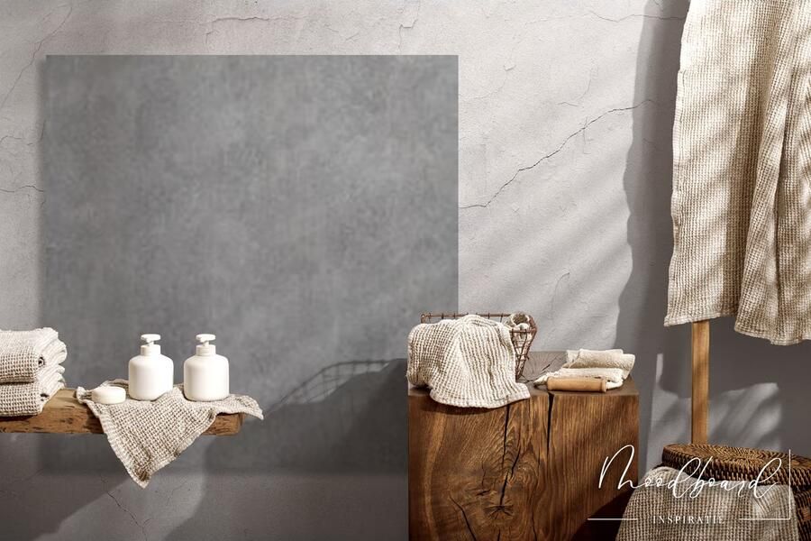 Rak Station Vloertegel | 60x60 cm | Gerectificeerd | Betonlook | Mat Grijs - Foto 2