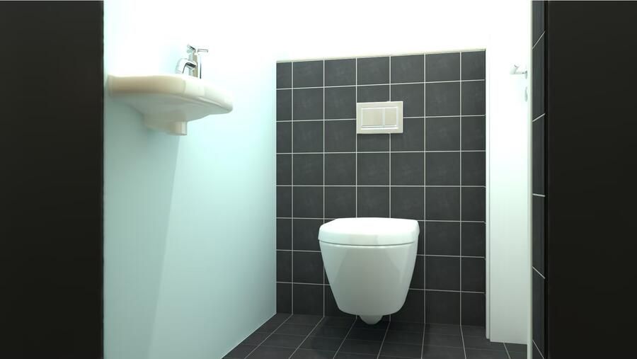 Rak Surface Vloertegel | 15x15 cm | Mat Antraciet - Foto 2