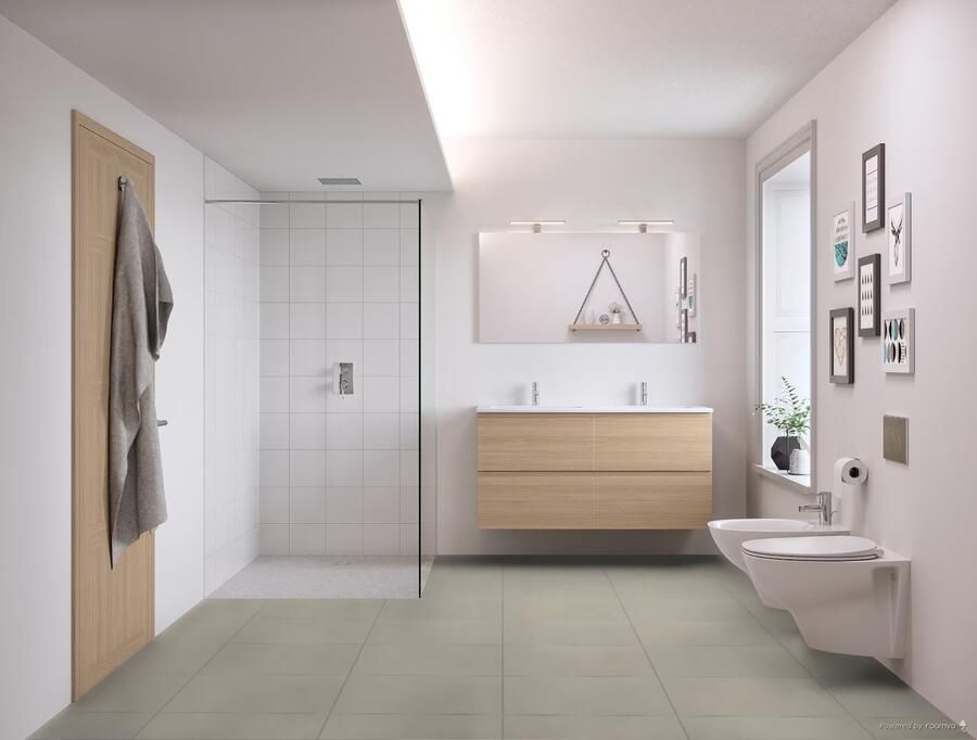 Rak Surface Vloertegel | 30x60 cm | Gerectificeerd | Glans Beige